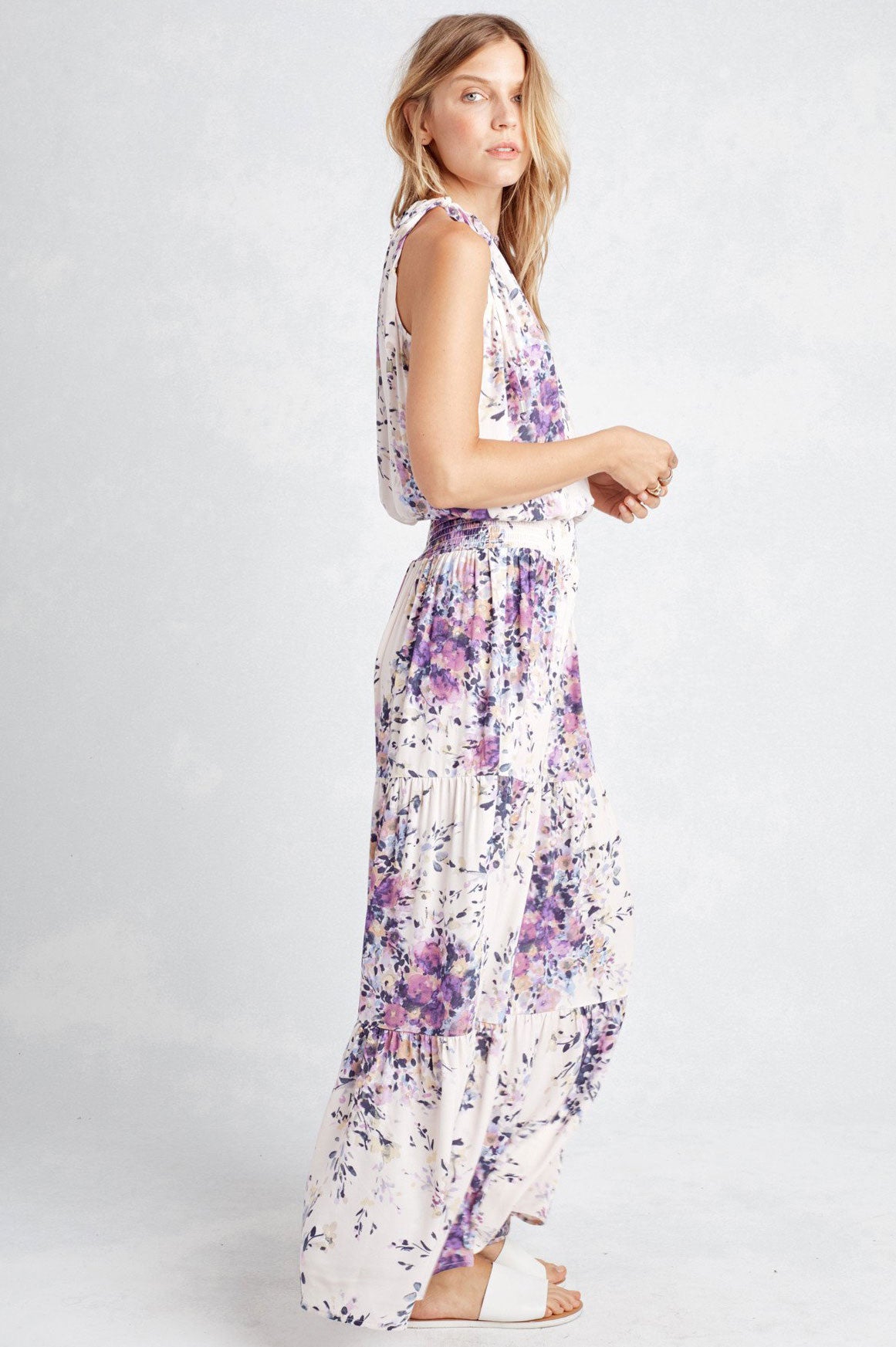 lilac maxi dress casual