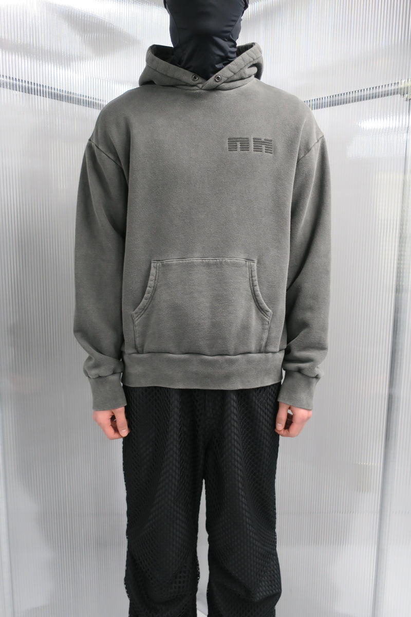 信頼】 avalone HOODIE PIGMENT / BLACK BLACK CROPPED DYDE 2045