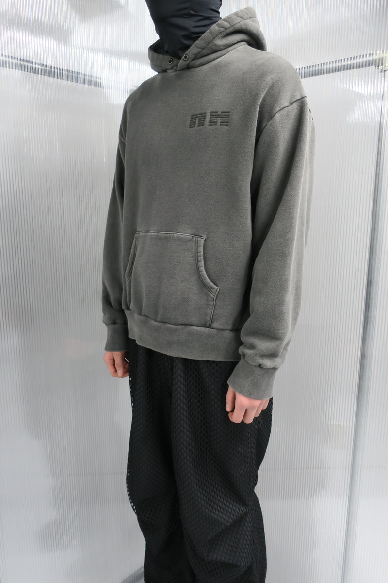 PIGMENT BLACK DYDE 2045 HOODIE / BLACK