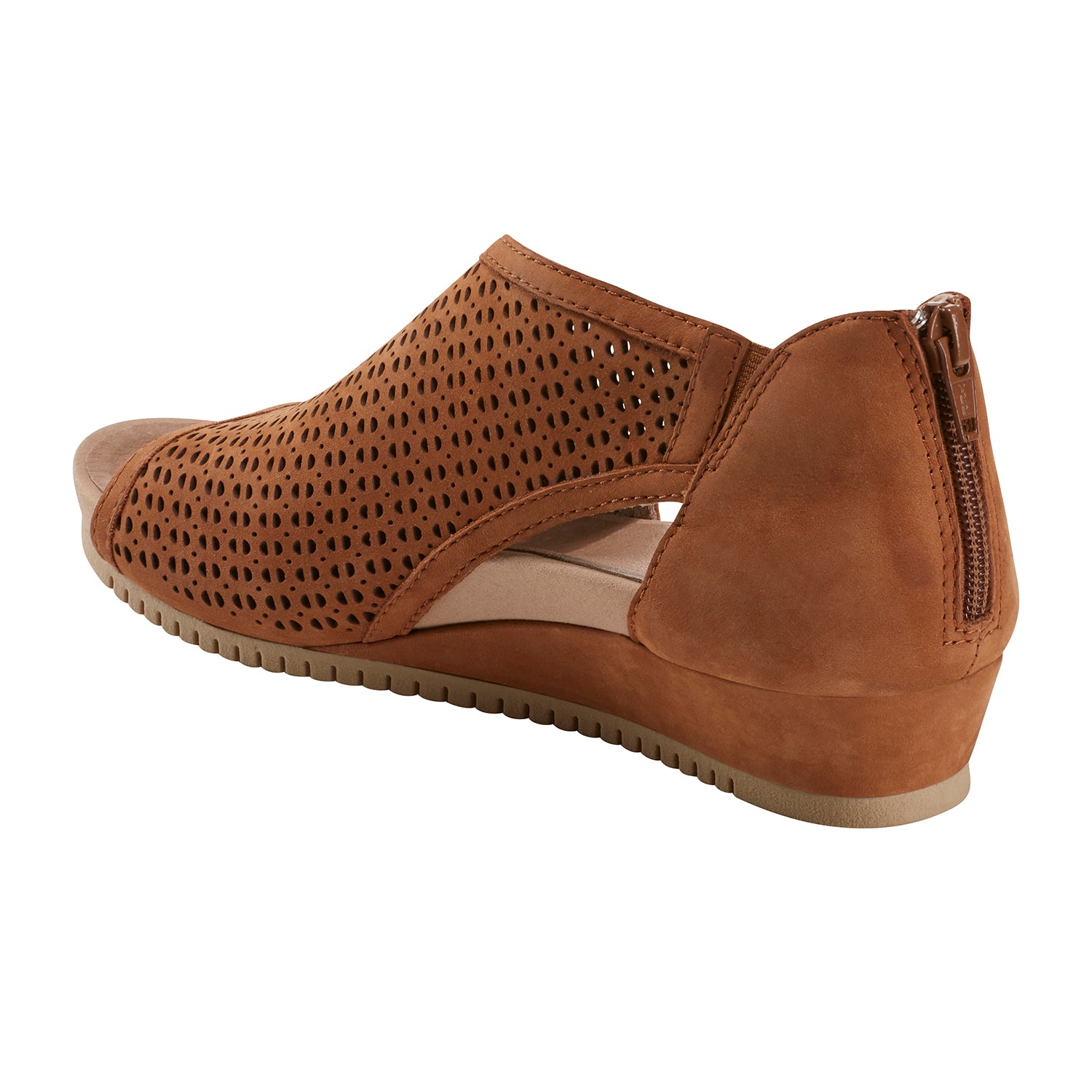 earth capricorn wedge sandal