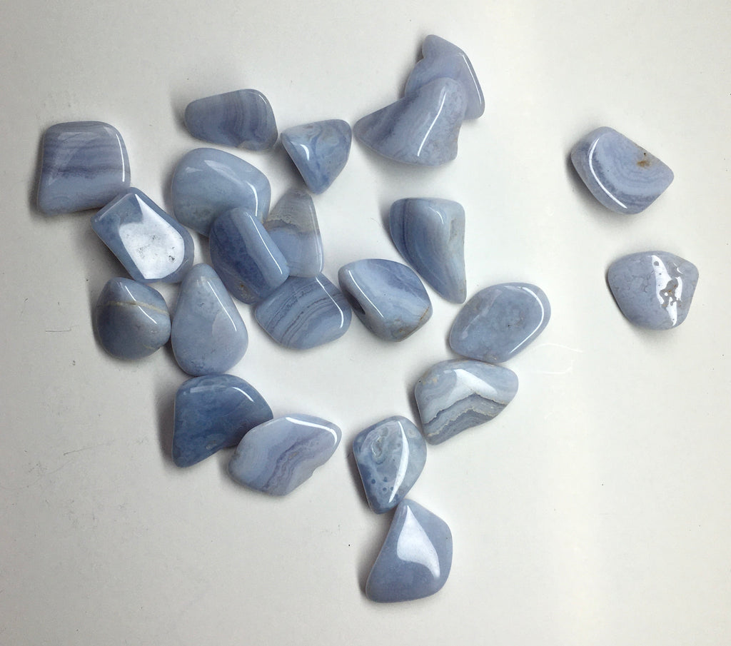 tumbled blue lace agate