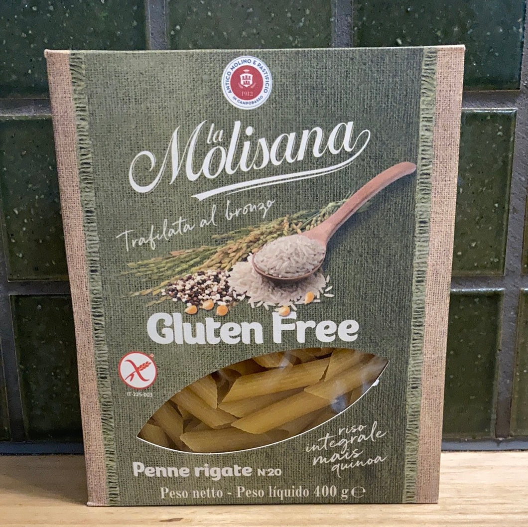 La Molisana Gluten Free Pasta Penne Rigate 400g – Rhubarb Rhubarb Organics