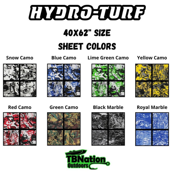 HydroTurf Color Sheet PWC 40x62 EVA Foam Sheets