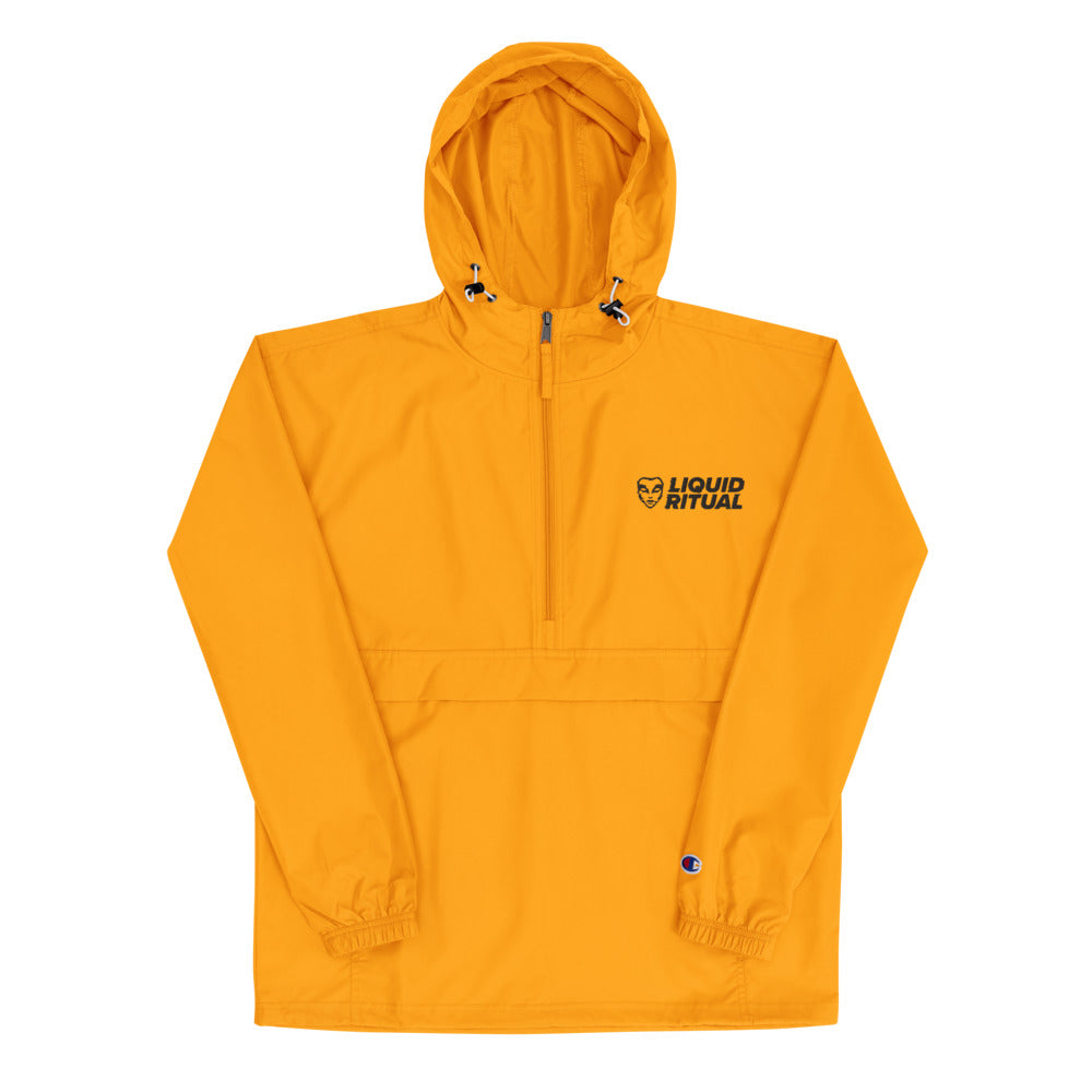 champion orange windbreaker