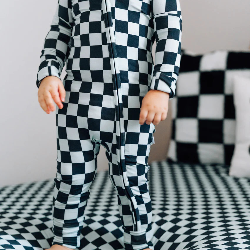 Midnight Checkers Dream Romper