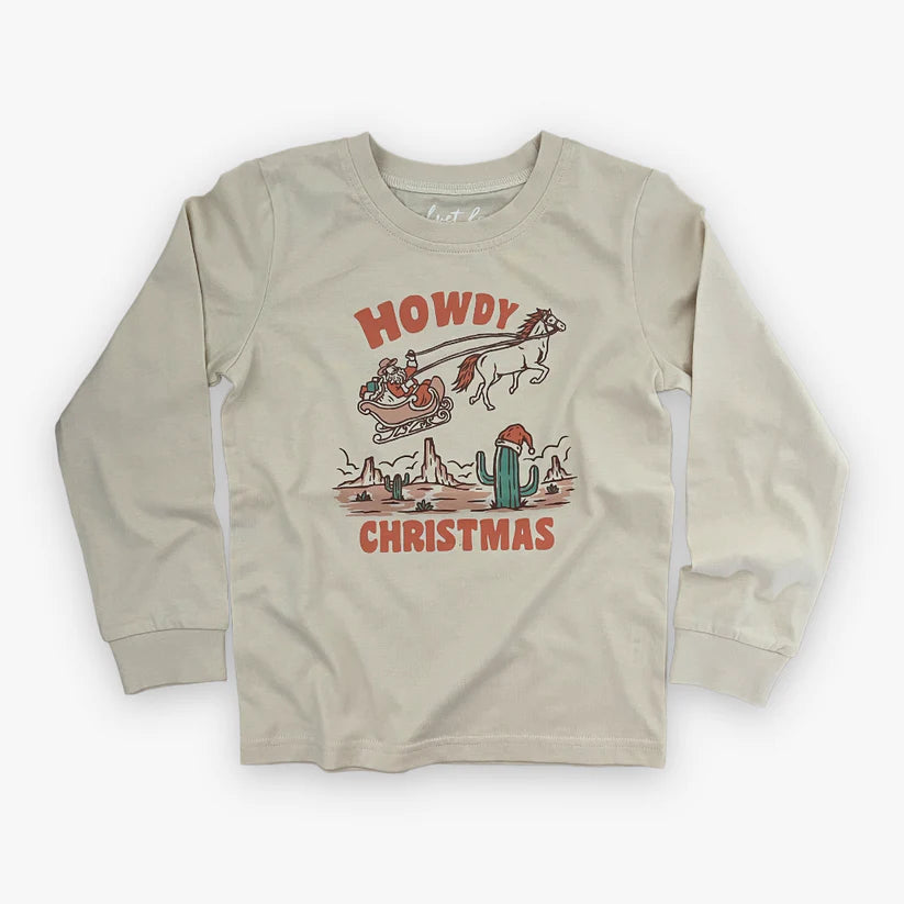 Long Sleeve Howdy Santa
