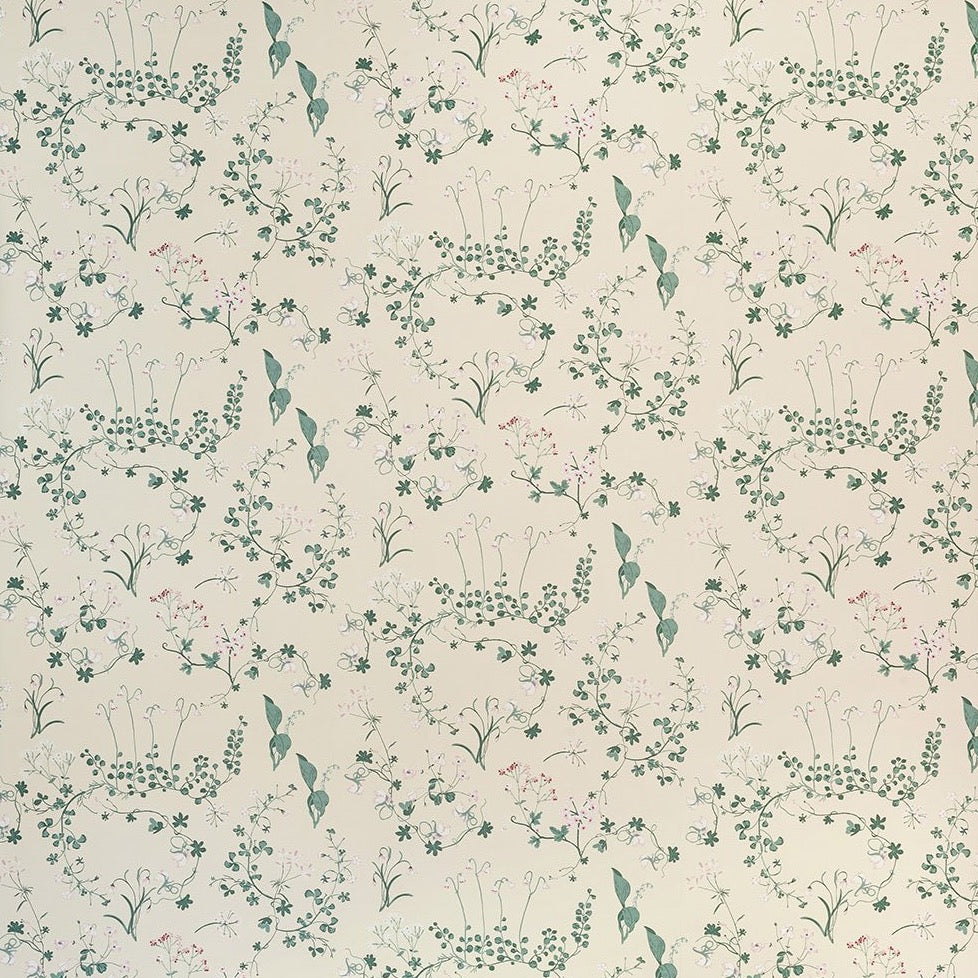 Willow Crossley Botanical Wallpaper by Barneby Gates - Decoralist