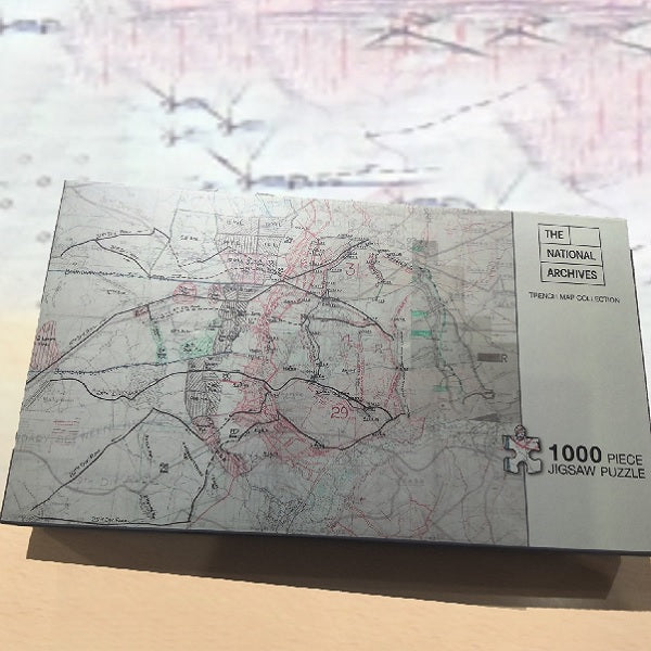 Trench Map 1000 Piece Jigsaw Puzzle The National Archives Shop