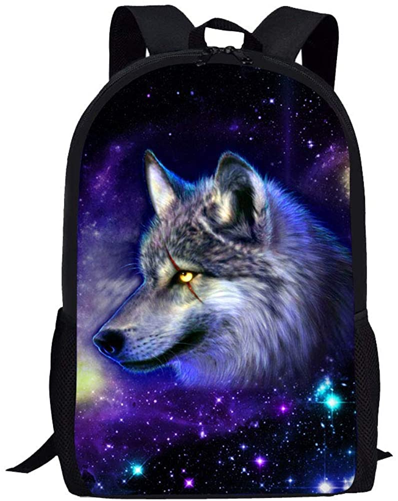 wolf book bag