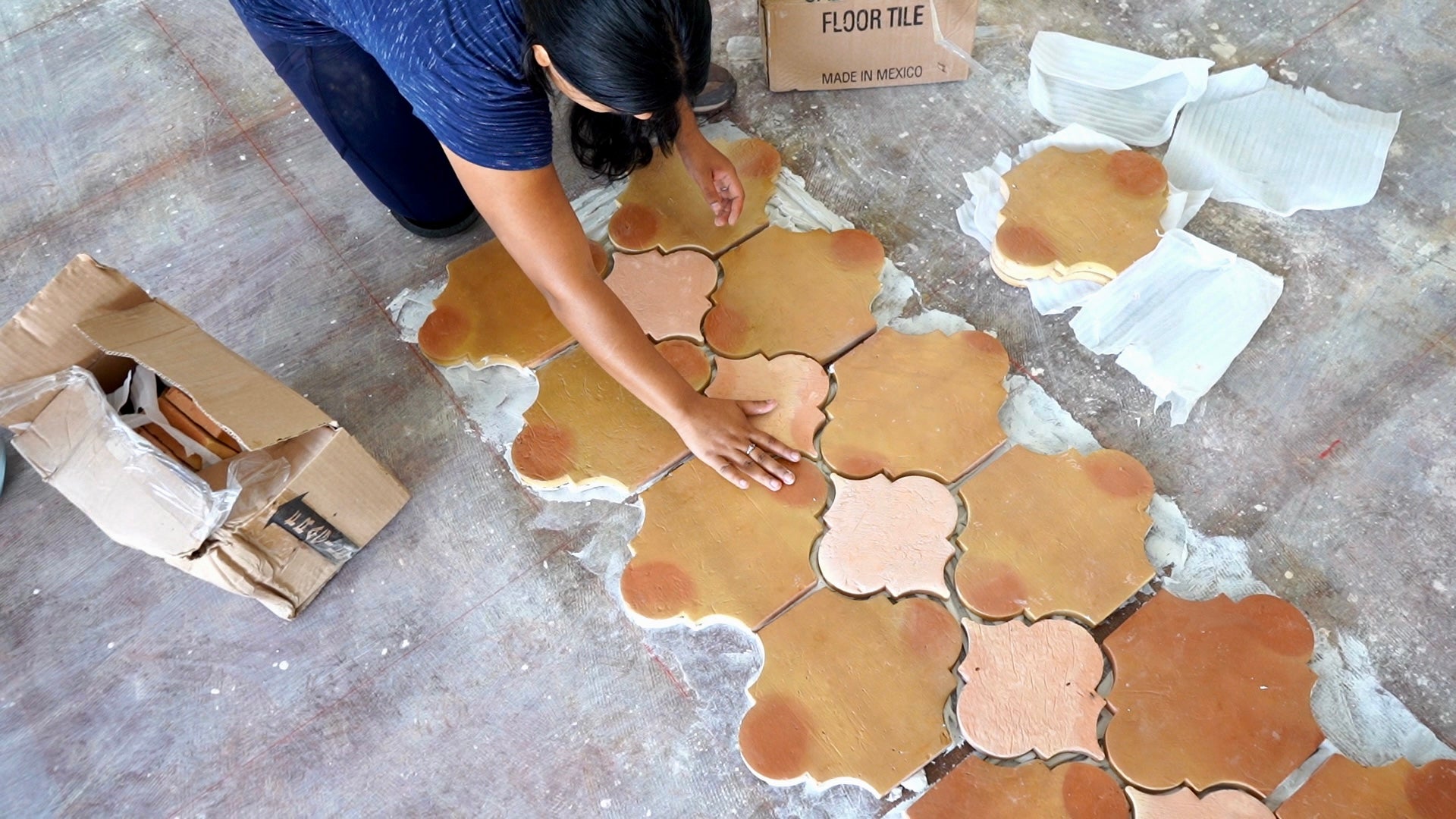 How to install terracotta tiles DIY