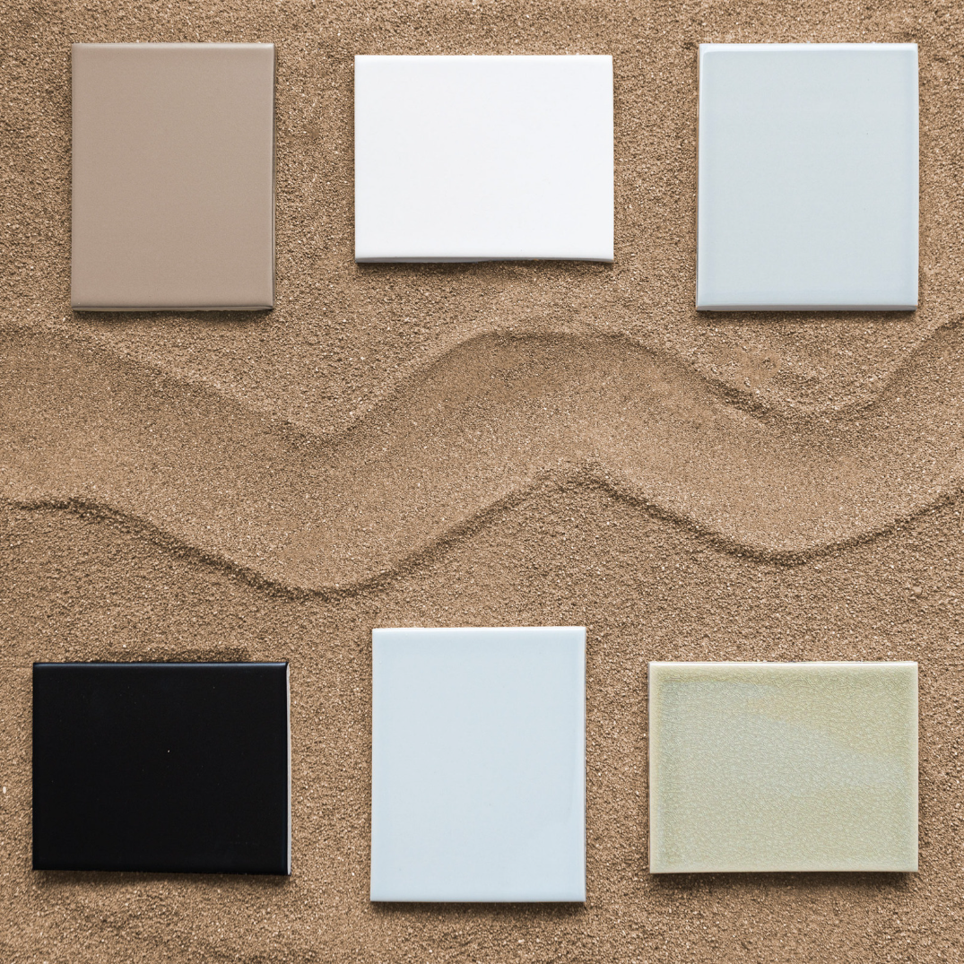 Matte and gloss tiles by Clay Imports