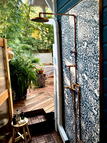 Outdoor Shower Design by Ayse Iyriboz