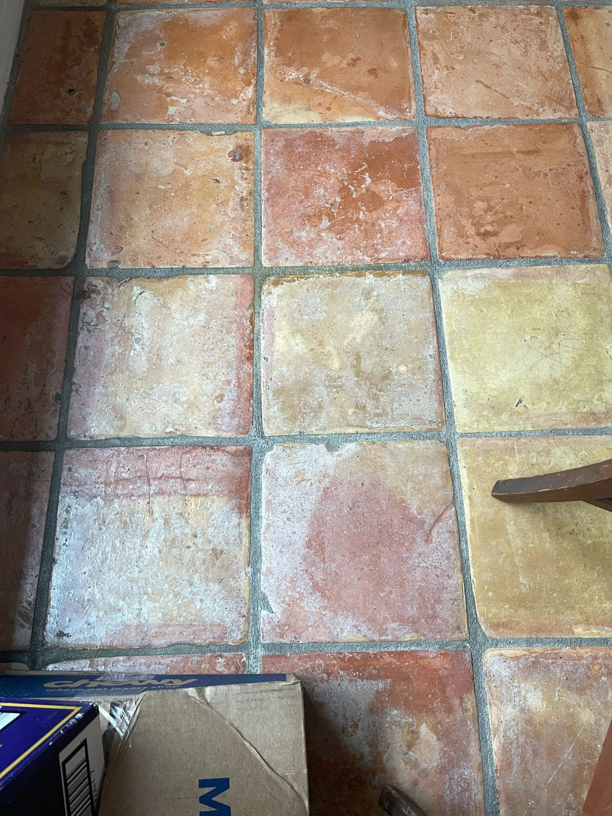 How to blend old terracotta tiles