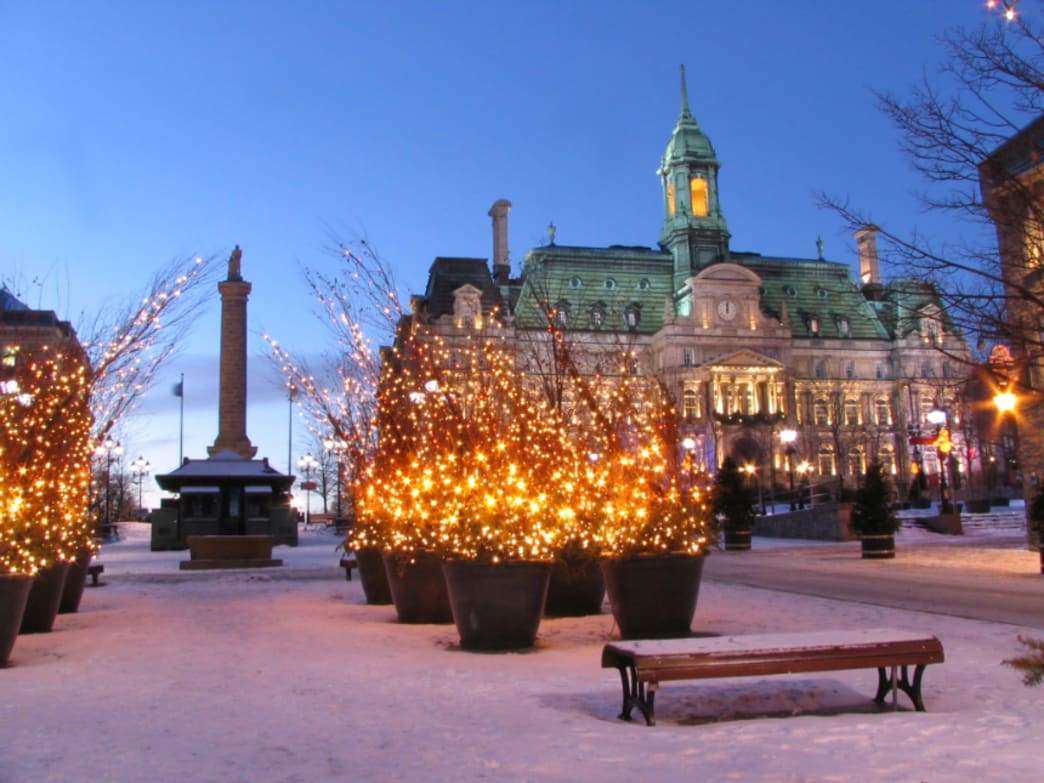 montreal canada at christmas