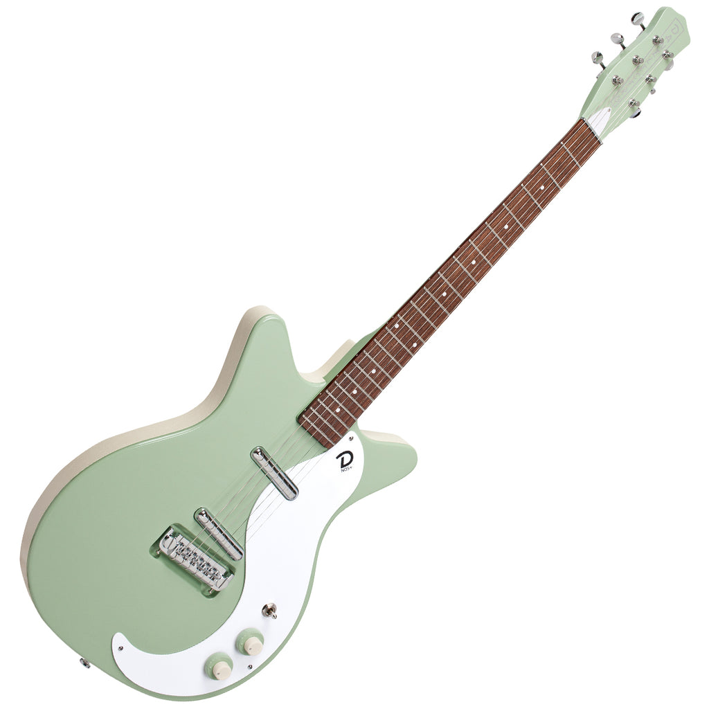 danelectro green guitar