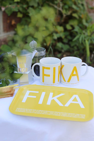 Fika To Go Mug White — The Sweden Shop