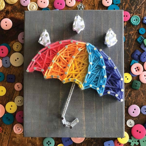 Krafty Kids String Art Kit-Rocket