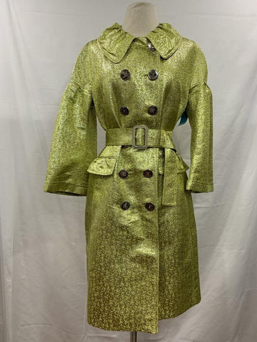 BURBERRY COAT WOMENS GOLD/YELLOW 42