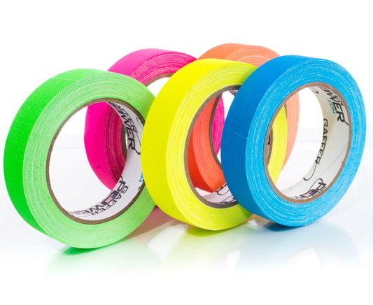 JVCC Stage-Set Spike Tape: 1/2 in. x 50 yds. (Fluorescent Green) 