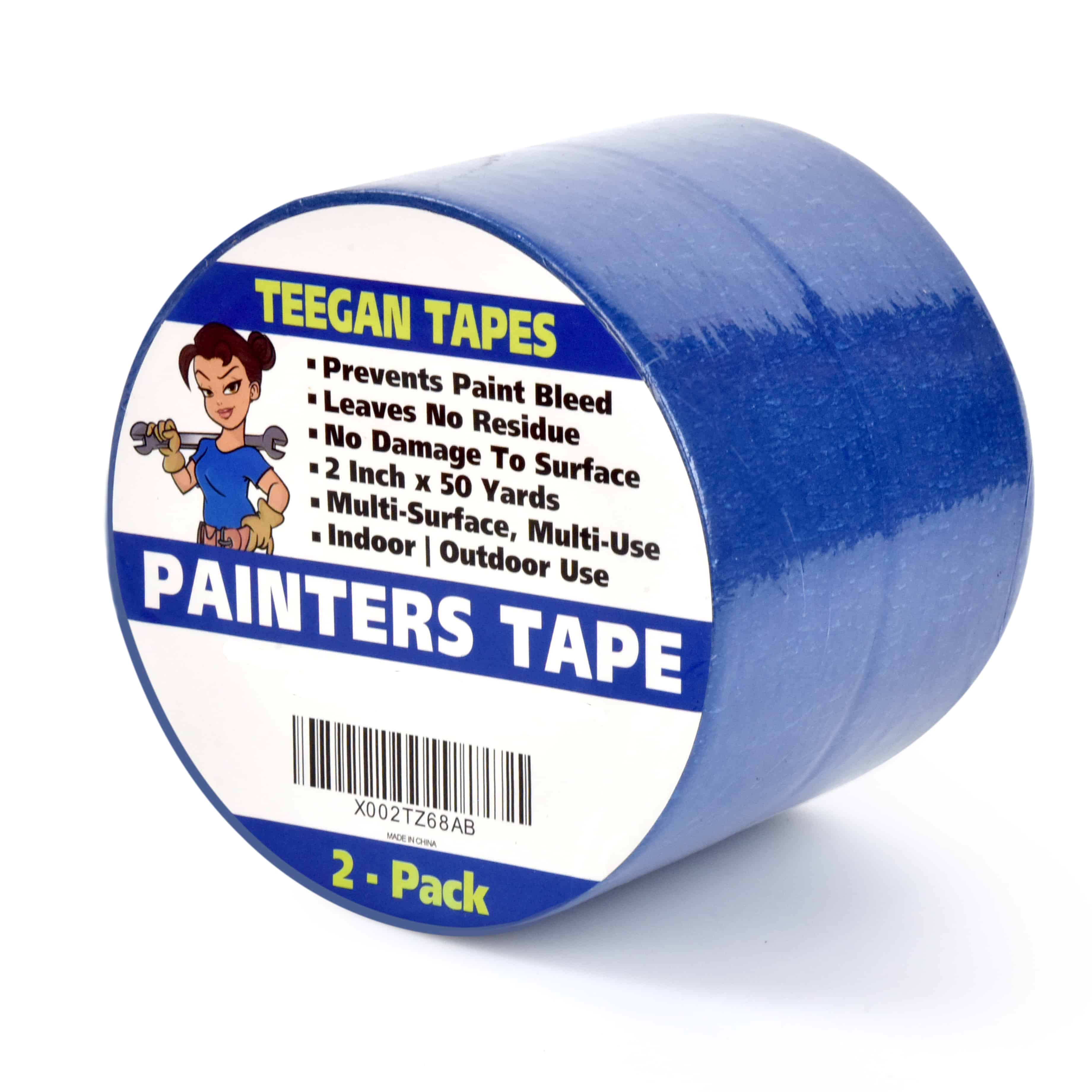 Blue Painters Tape, 3-Pack (1 In x 50 Yards) – Gaffer Power