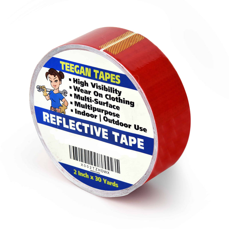 Reflective Tape - 2 Inch by 30 Yards - High Visibility Vinyl Tape | Re ...