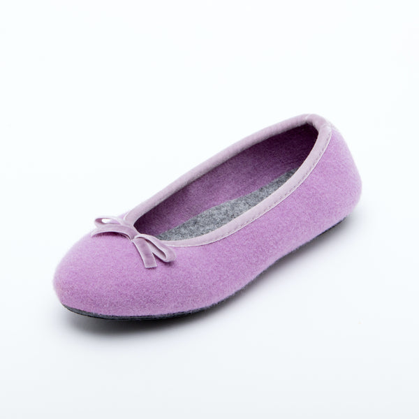 lilac ballet flats