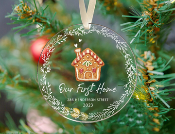 Our New Home 2021 Acrylic Ornament - Two Peas Paper Co.