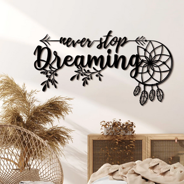 Sweet Dreams Metal Wire Words 91cm