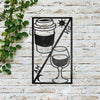 Coffee And Tea Are My Hobby - Metal House Sign