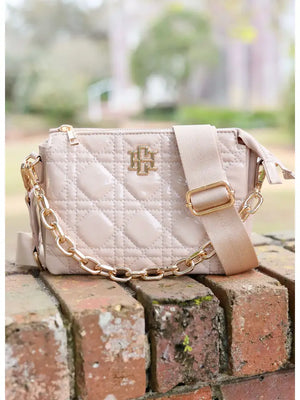 JACE QUILTED CROSSBODY - NUDE - Main Street Chic Boutique