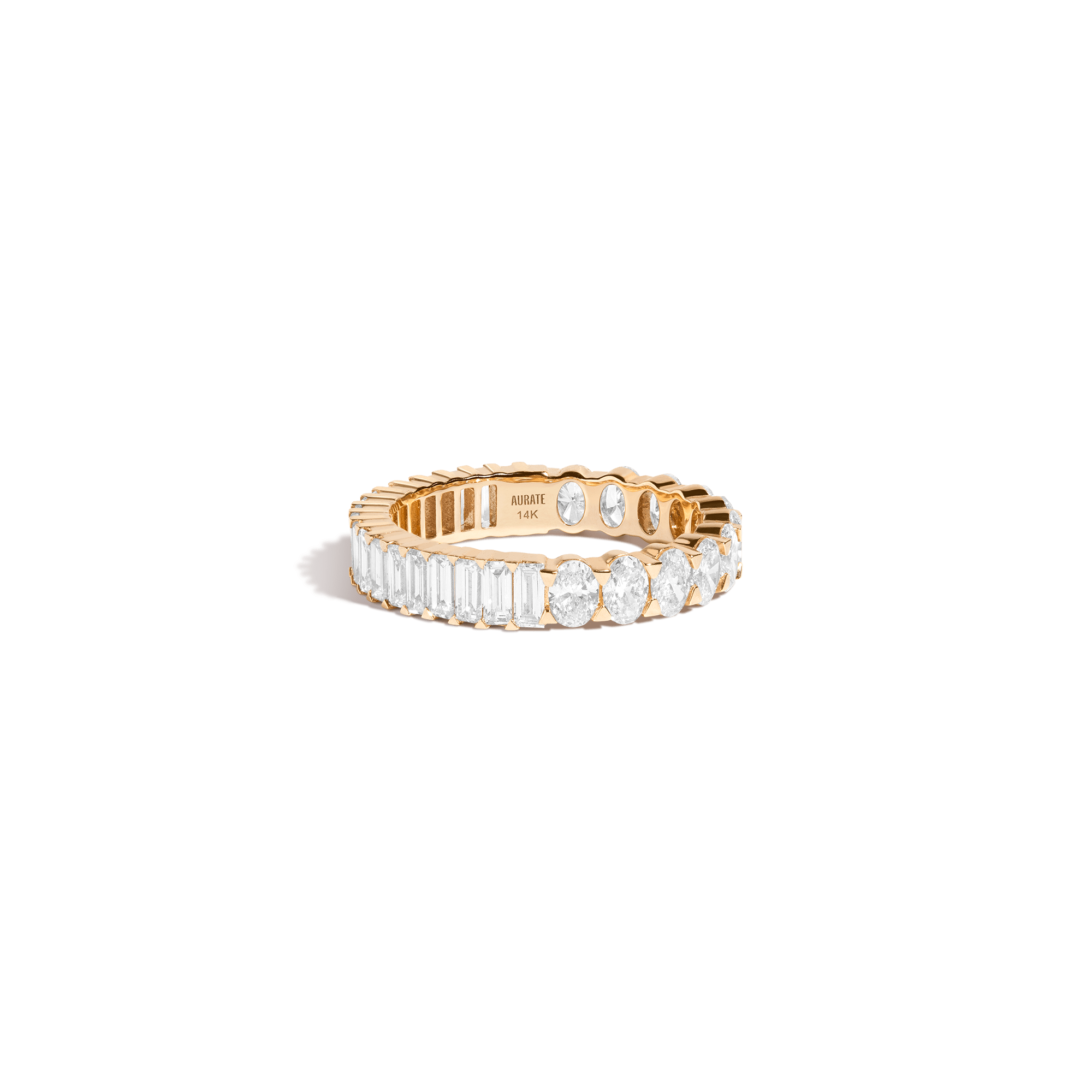 Shop Aurate New York Two-in-one Diamond Eternity Ring In Yellow