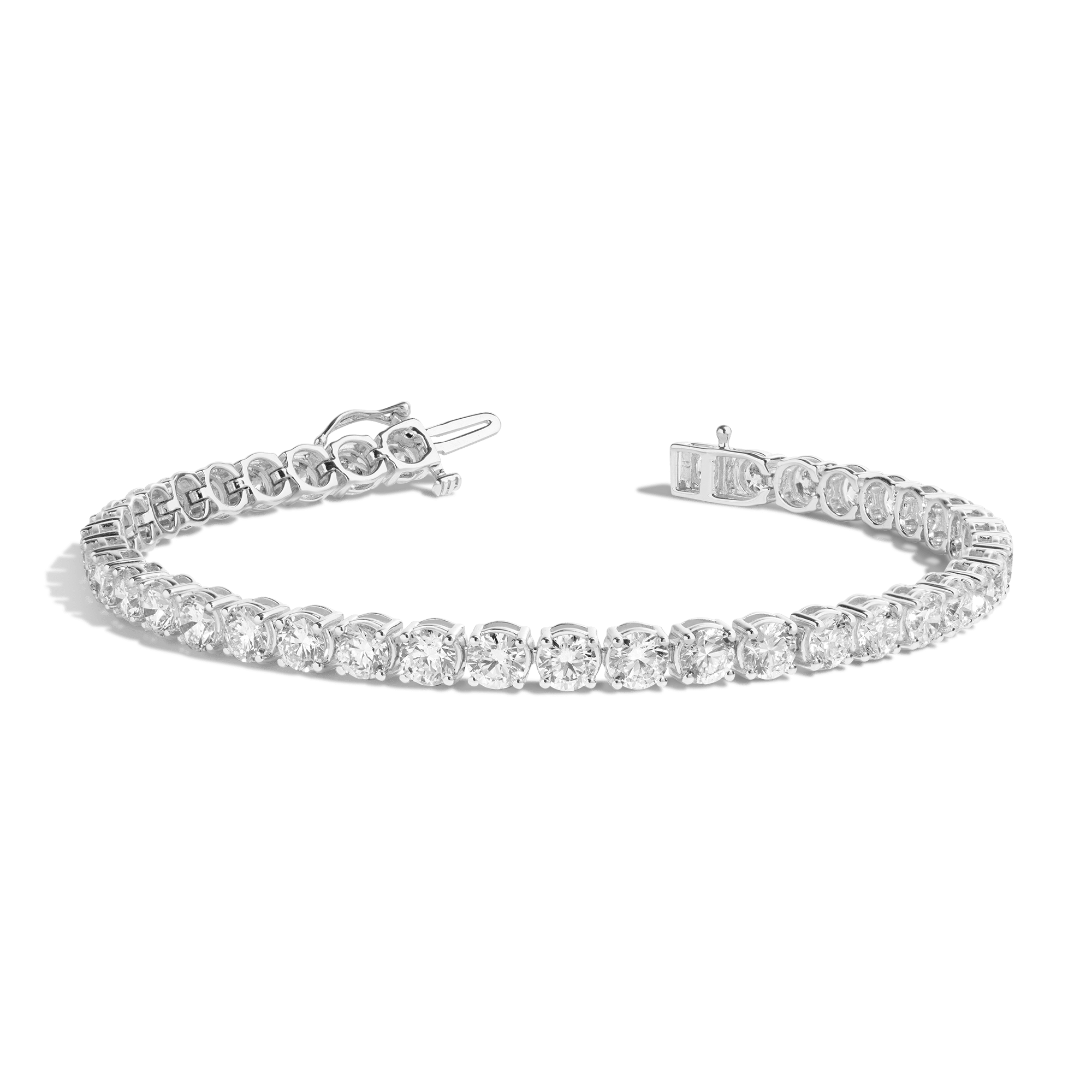 Shop Aurate New York 10ct Luxury Diamond Tennis Bracelet In White