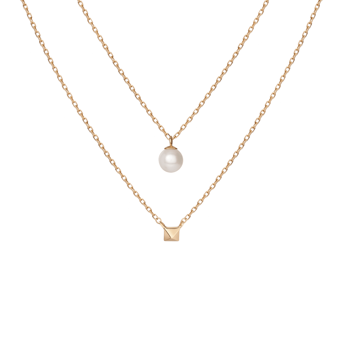 pearl charm necklace