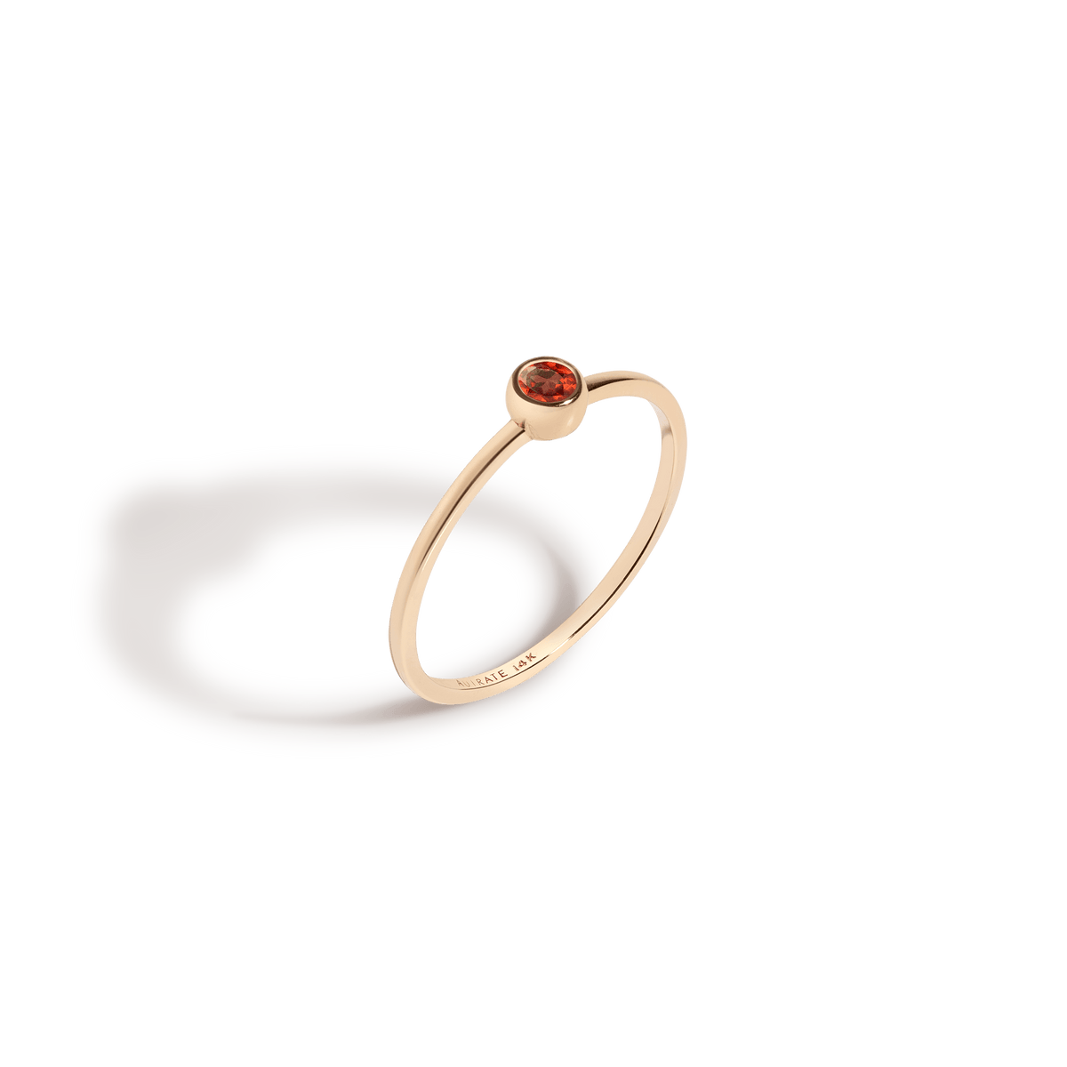 solitaire birthstone ring