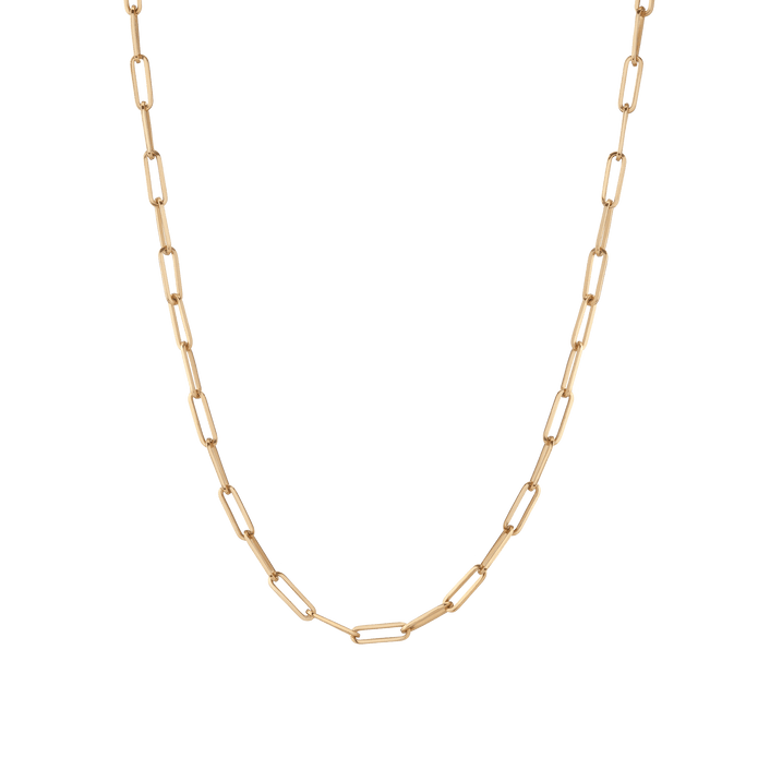 Mariner Link Chain Necklace in 14k Yellow Gold - Filigree Jewelers