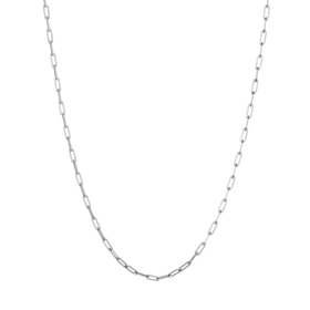 Off-White Silver XL Paperclip Necklace Off-White