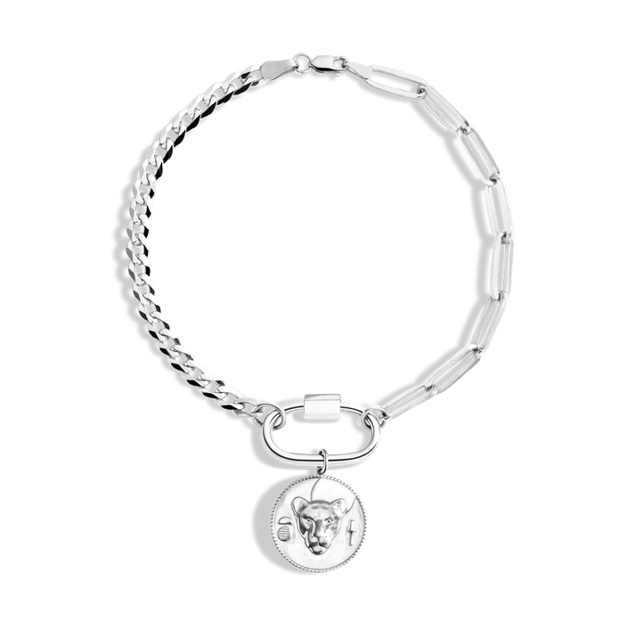 Aurate New York Mini Letter Charm Bracelet