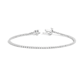 Illusion Tennis Bracelet  simsumfinejewelry