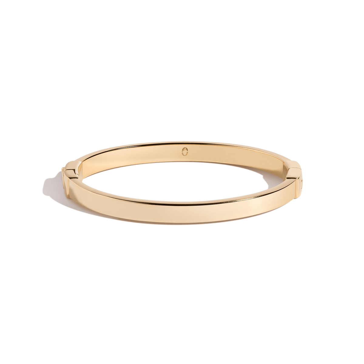 Classic Gold Hinged Bracelet in Yellow, Rose or White Gold