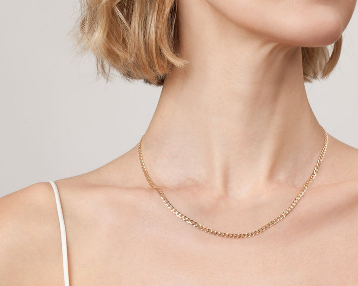 Donna Gold-filled Copper Chain Necklace —