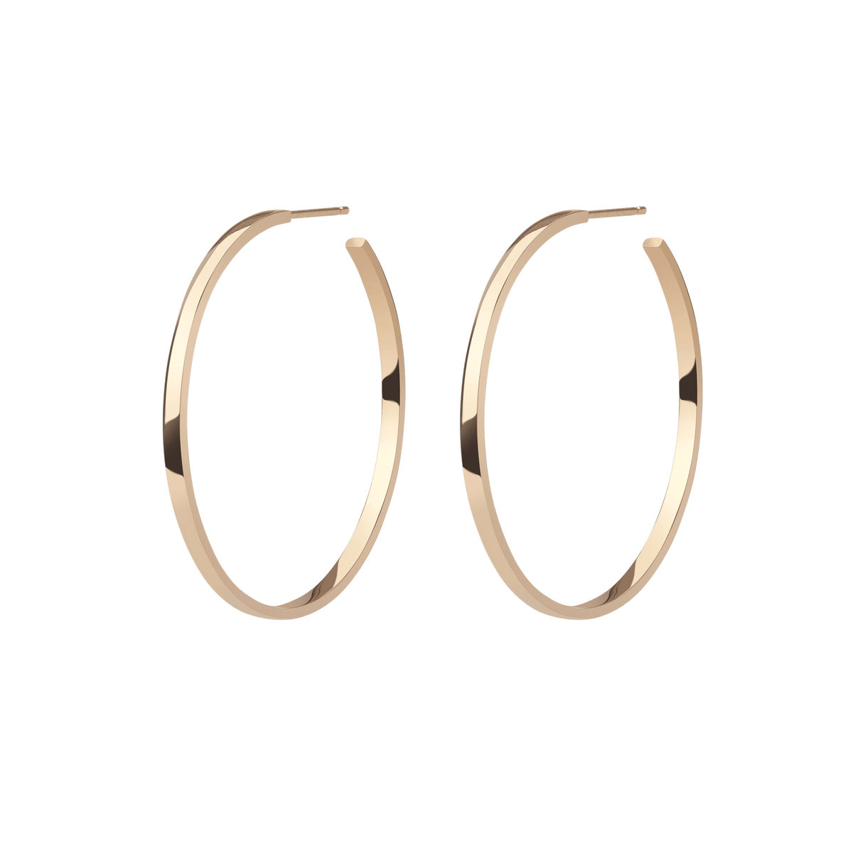 Hoop Earrings in Yellow, Rose or White Gold