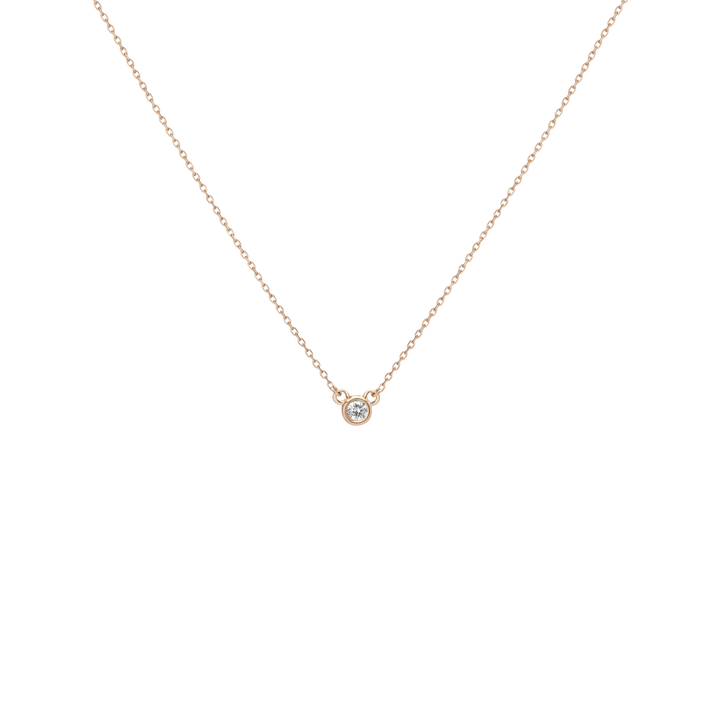 Aurate New York Organic Pearl Drop Pendant, 18K Rose Gold