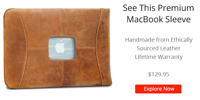 leather macbook air sleeve