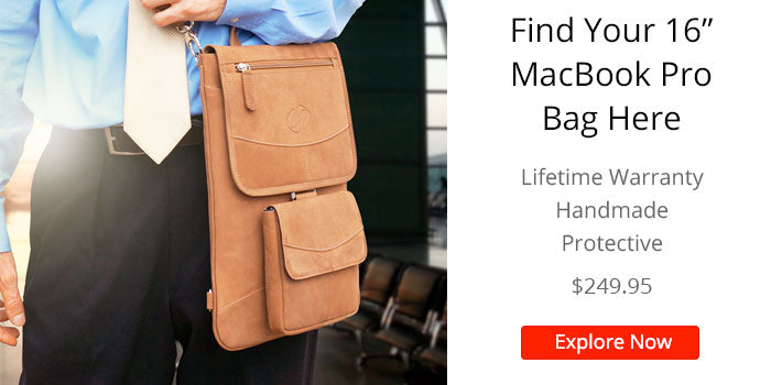 leather macbook pro bag