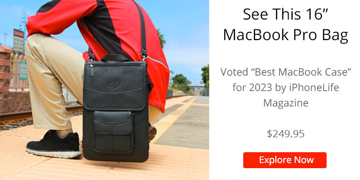 maccase macbook pro 16 bag in black
