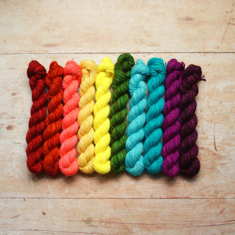 Rainbow Minis Collection :: 10 mini skeins