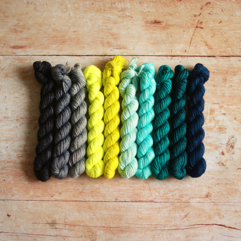 Rainbow Minis Collection :: 10 DK mini skeins