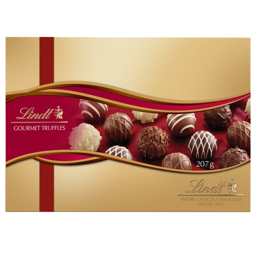Lindt Gourmet Chocolate Truffles Gift Box 207g Lindt