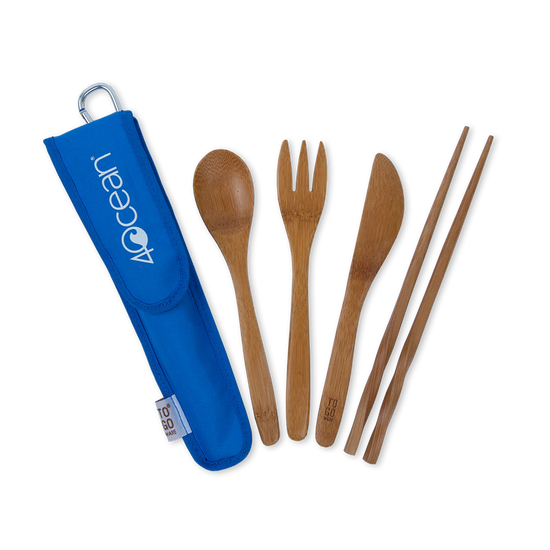 Gentlemen's Hardware Travel Bamboo Cutlery Set