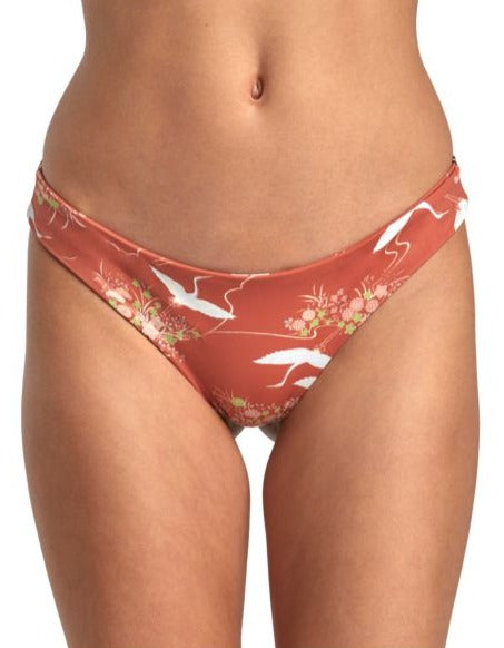 RVCA Solid High Rise Cheeky Bikini Bottoms – Doug's Hood River